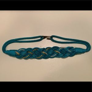 WOMEN’S COLORFUL VINTAGE BRAIDED BELT.